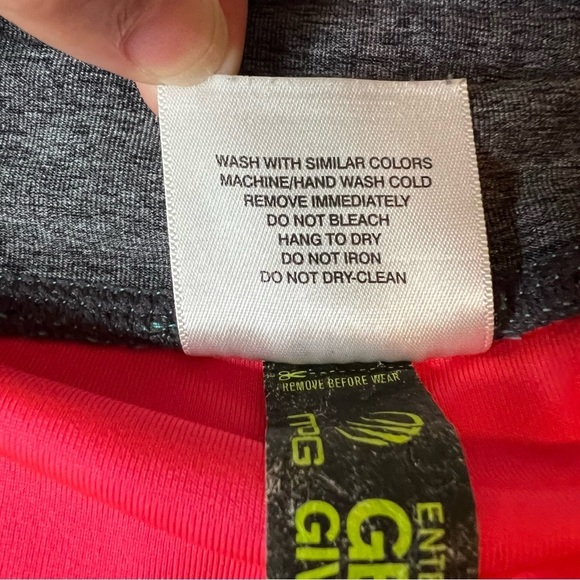 2/$30 MPG Athletic Shorts Teal, Grey with Pink Biker Short SZ M - Picture 9 of 11